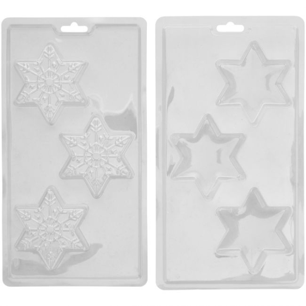 3D Candy Mould Hot Chocolate Snowflakes